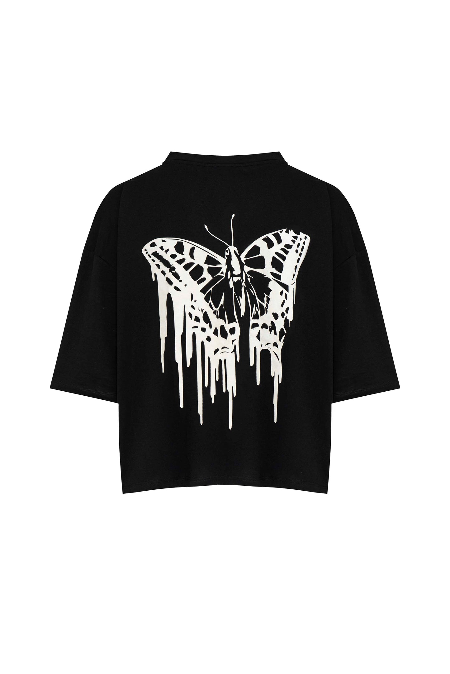 T-shirt Live Fast Black
