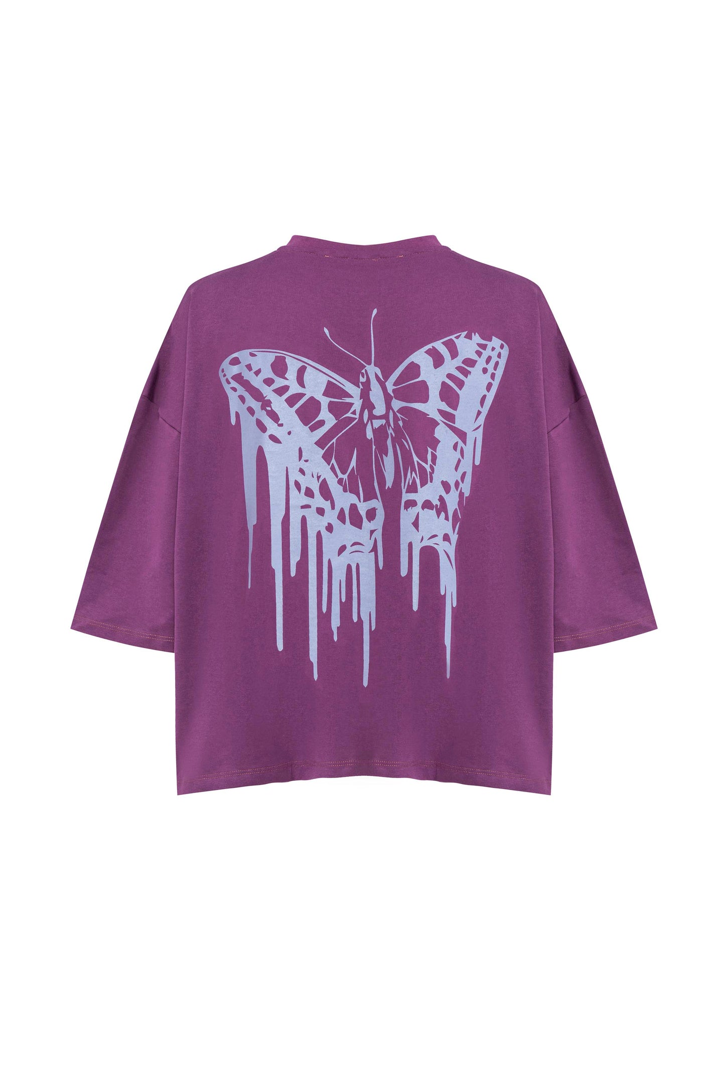 T-shirt Live Fast Purple