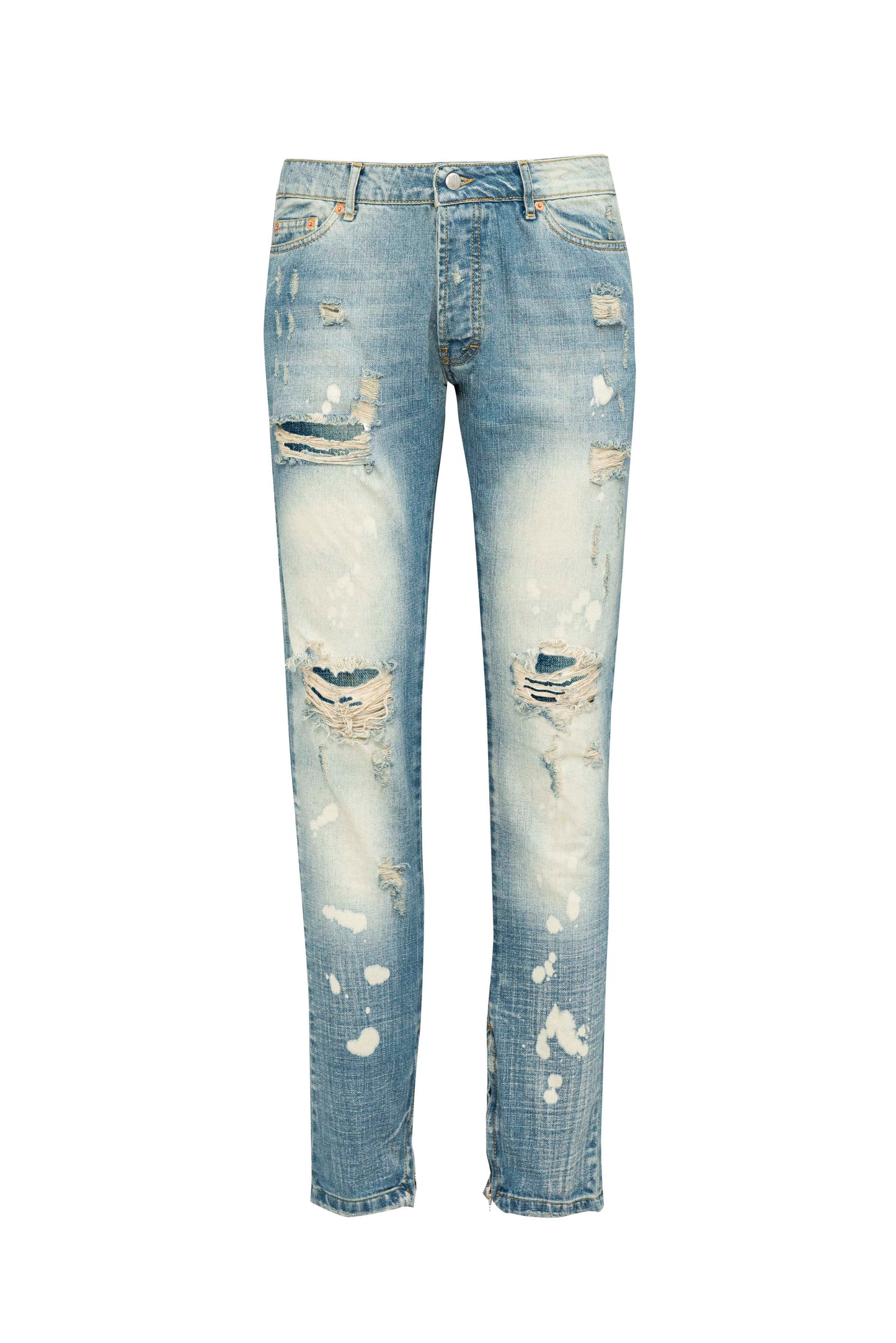 Denim Zip Distruct
