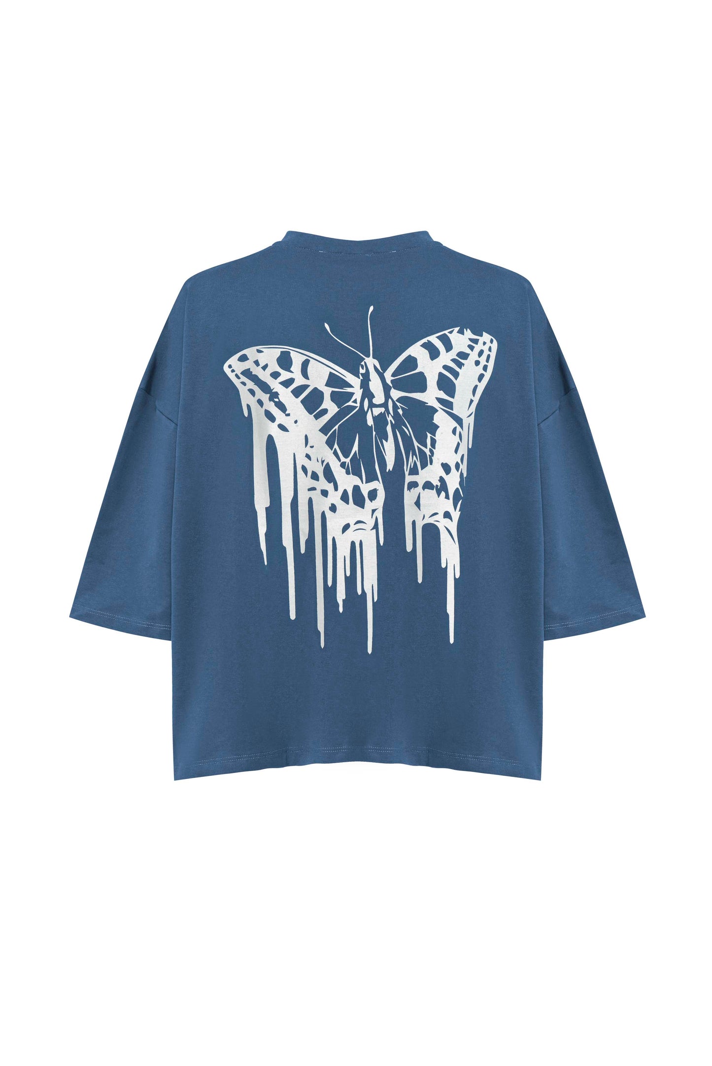 Live Fast camiseta azul petróleo