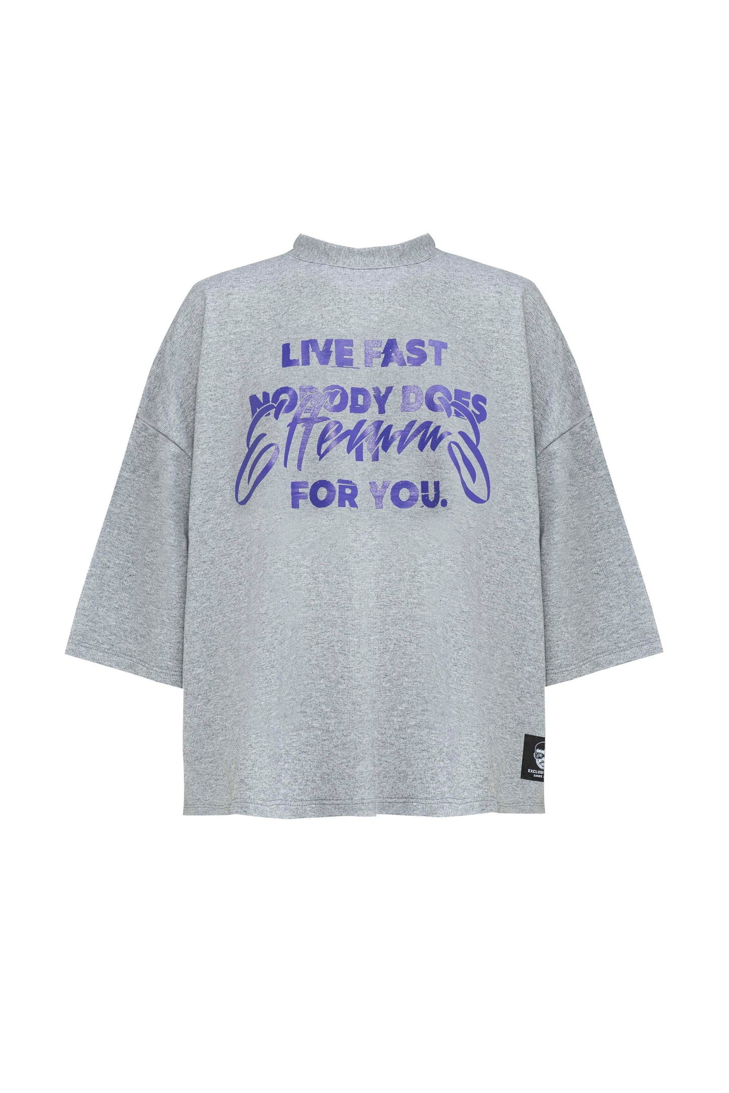 Camiseta gris Live Fast