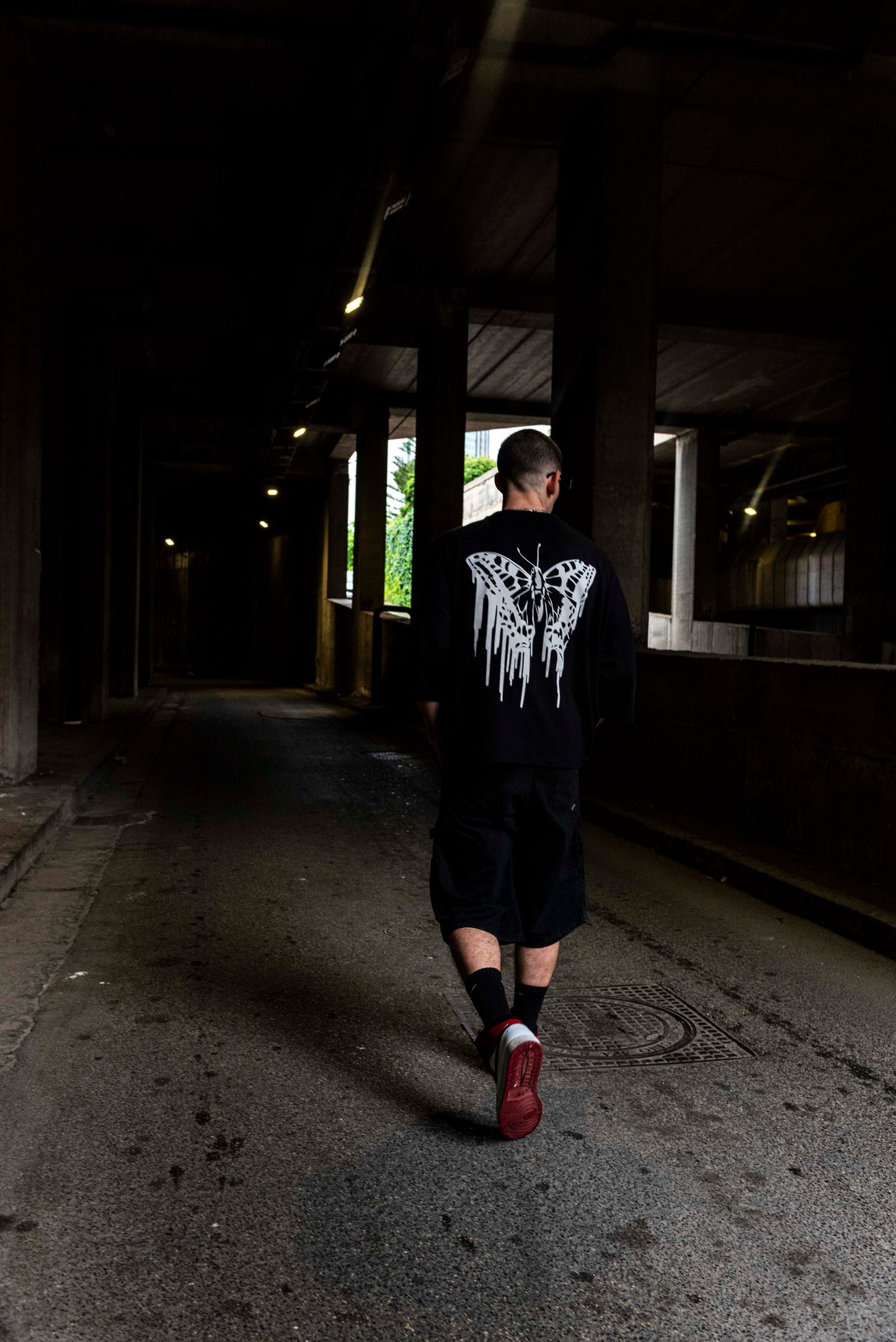 T-shirt Live Fast Black