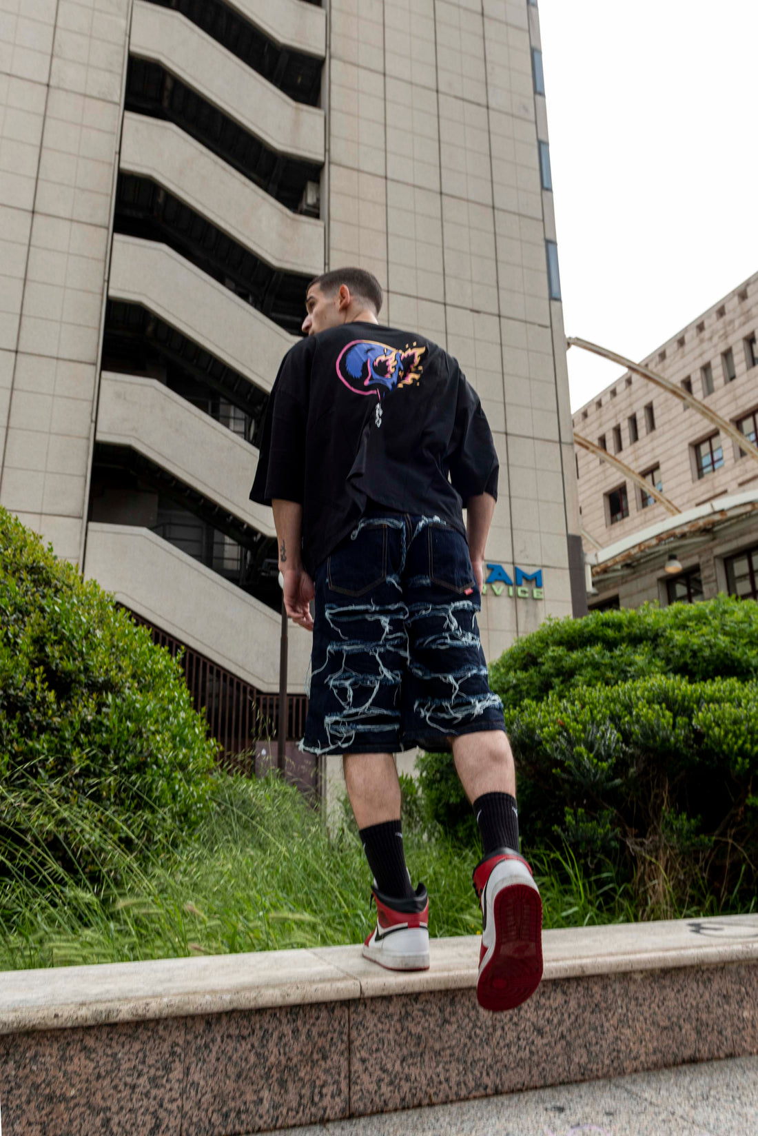 Bermuda Double Short Jeans Azul Effemme Exclusive Lab