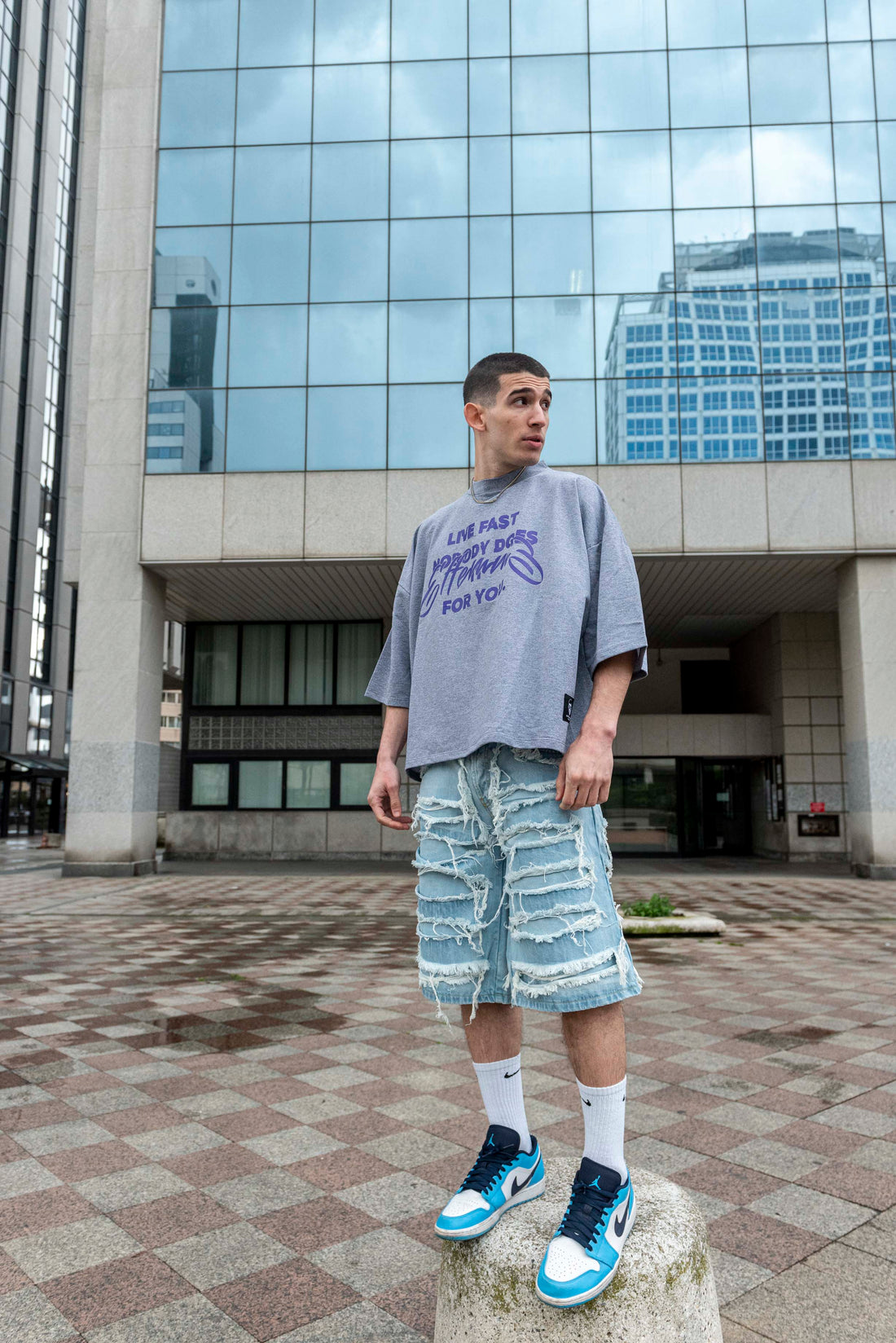 Bermudas Denim Doble Light Effemme Exclusivo Lab