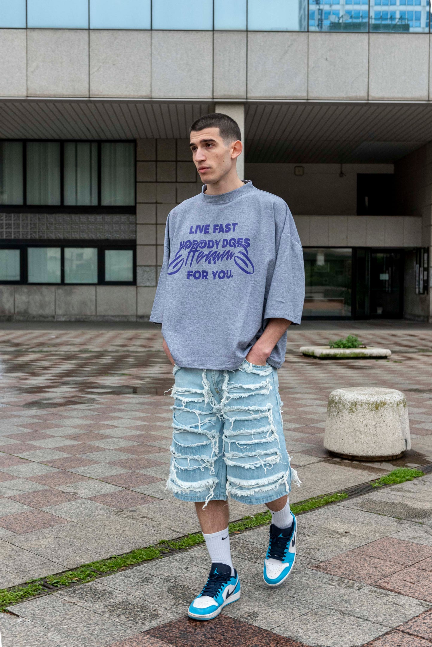 Bermuda Double Denim Light Effemme Exclusive Lab