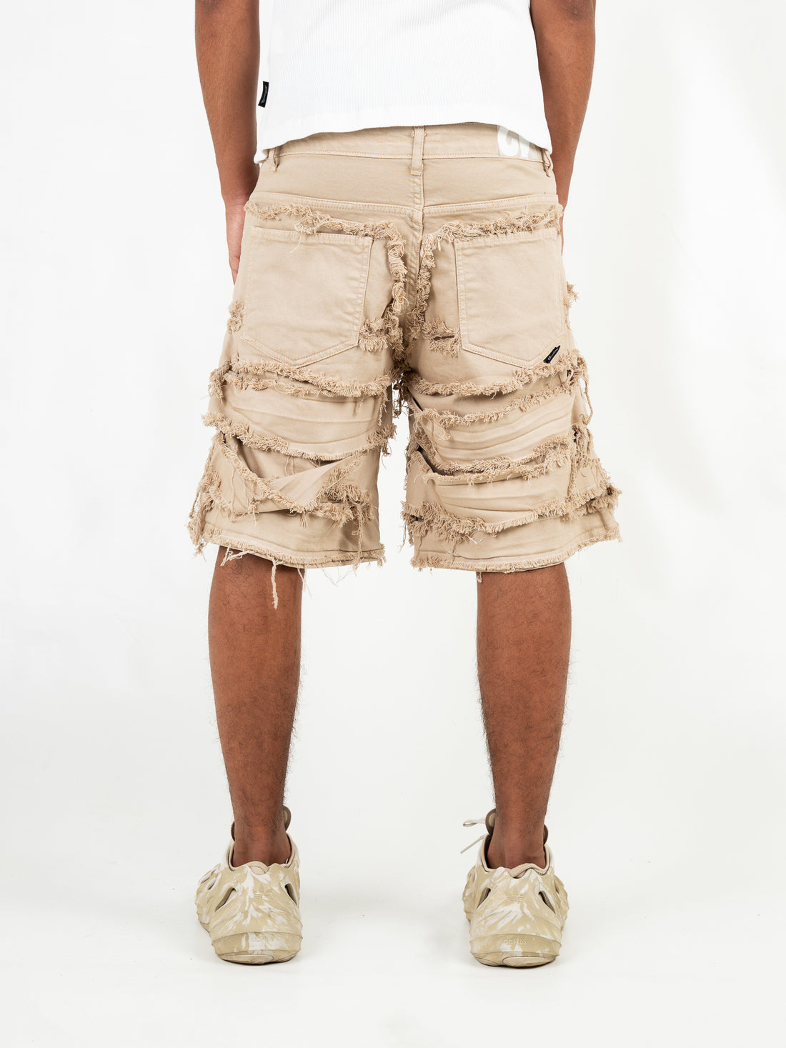 Bermuda Double Denim Cream Effemme Exclusive Lab