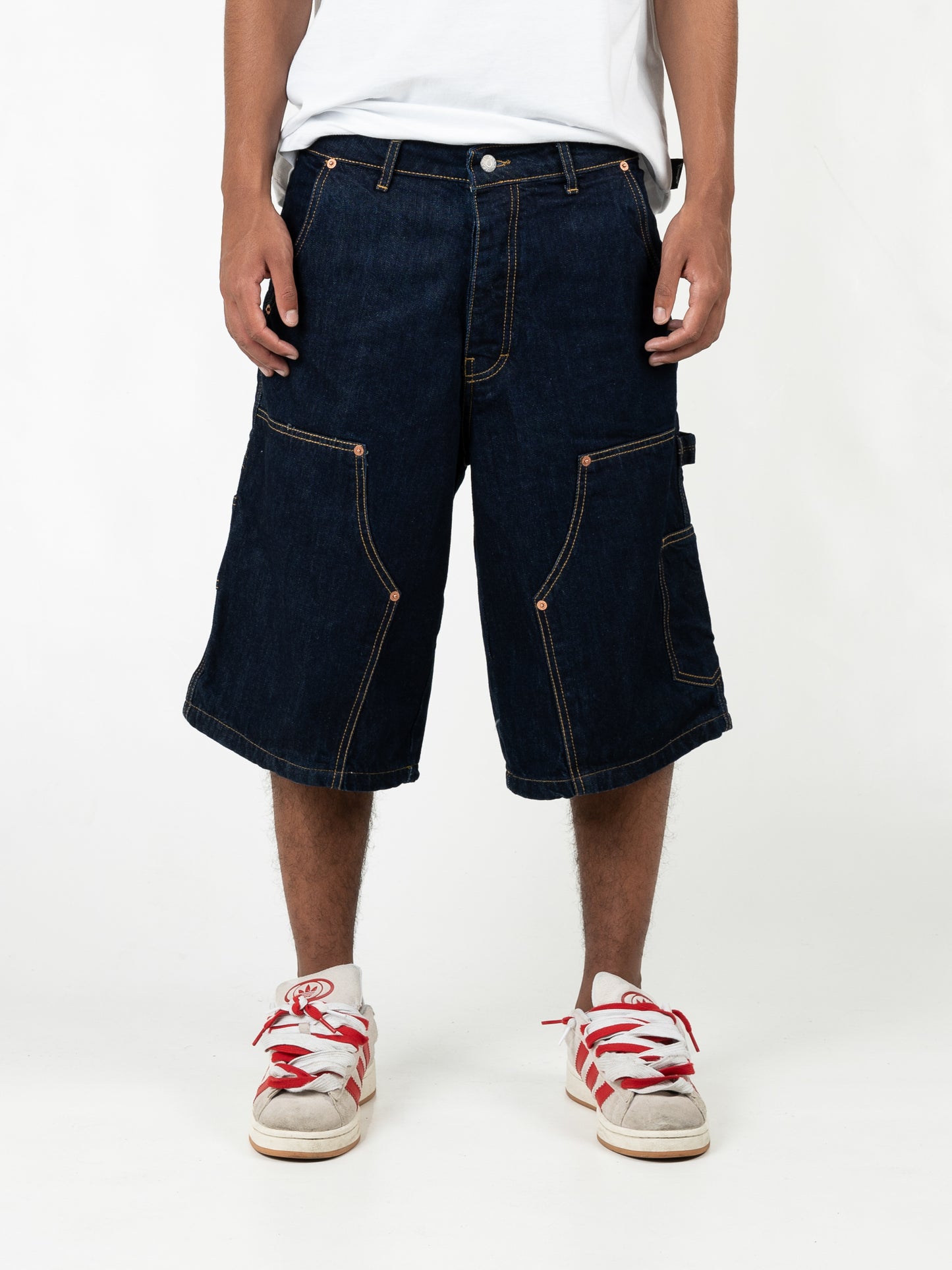 Bermuda carpenter blue denim Effemme Exclusive Lab