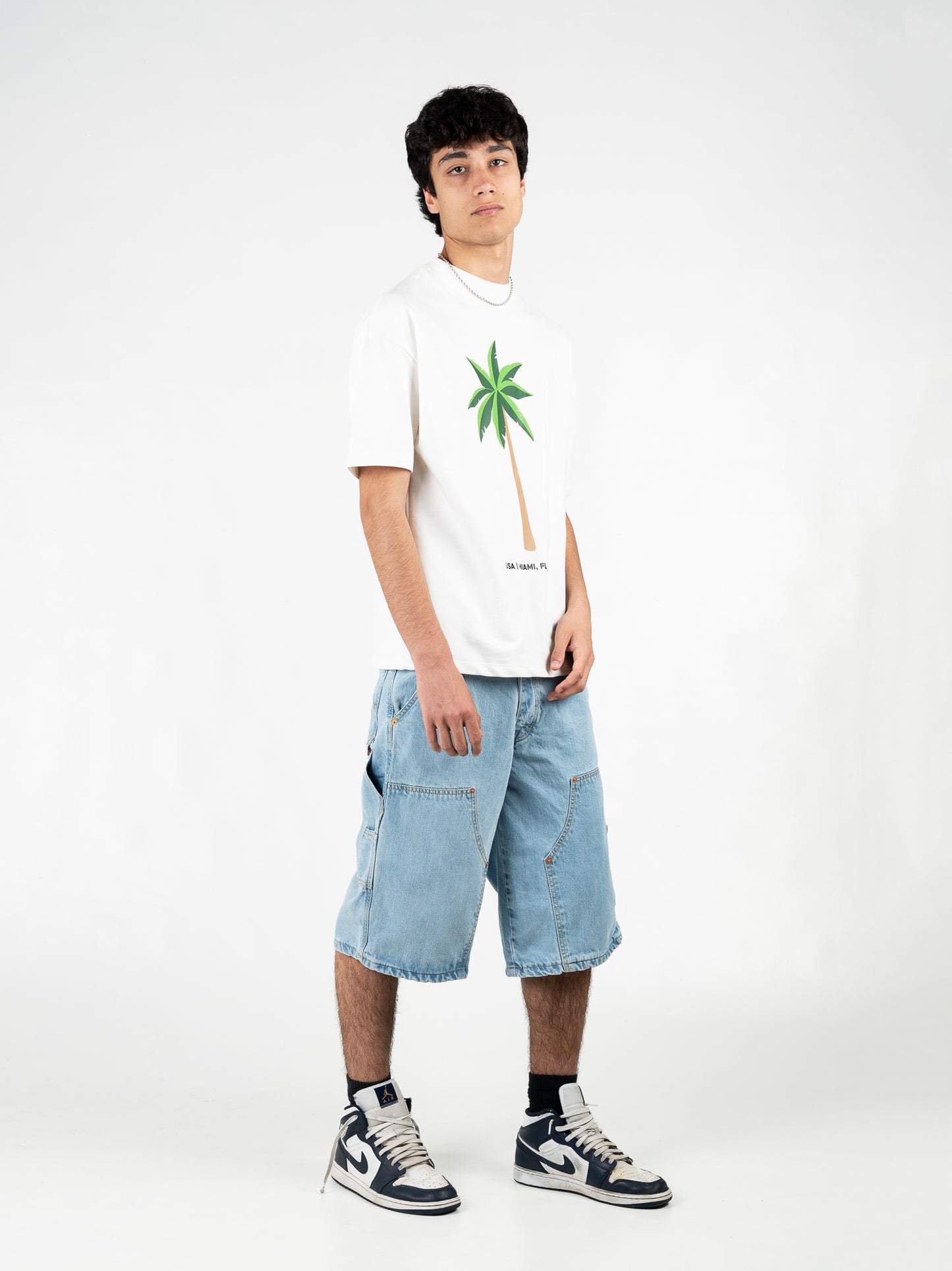 Bermuda carpenter light denim Effemme Exclusive Lab