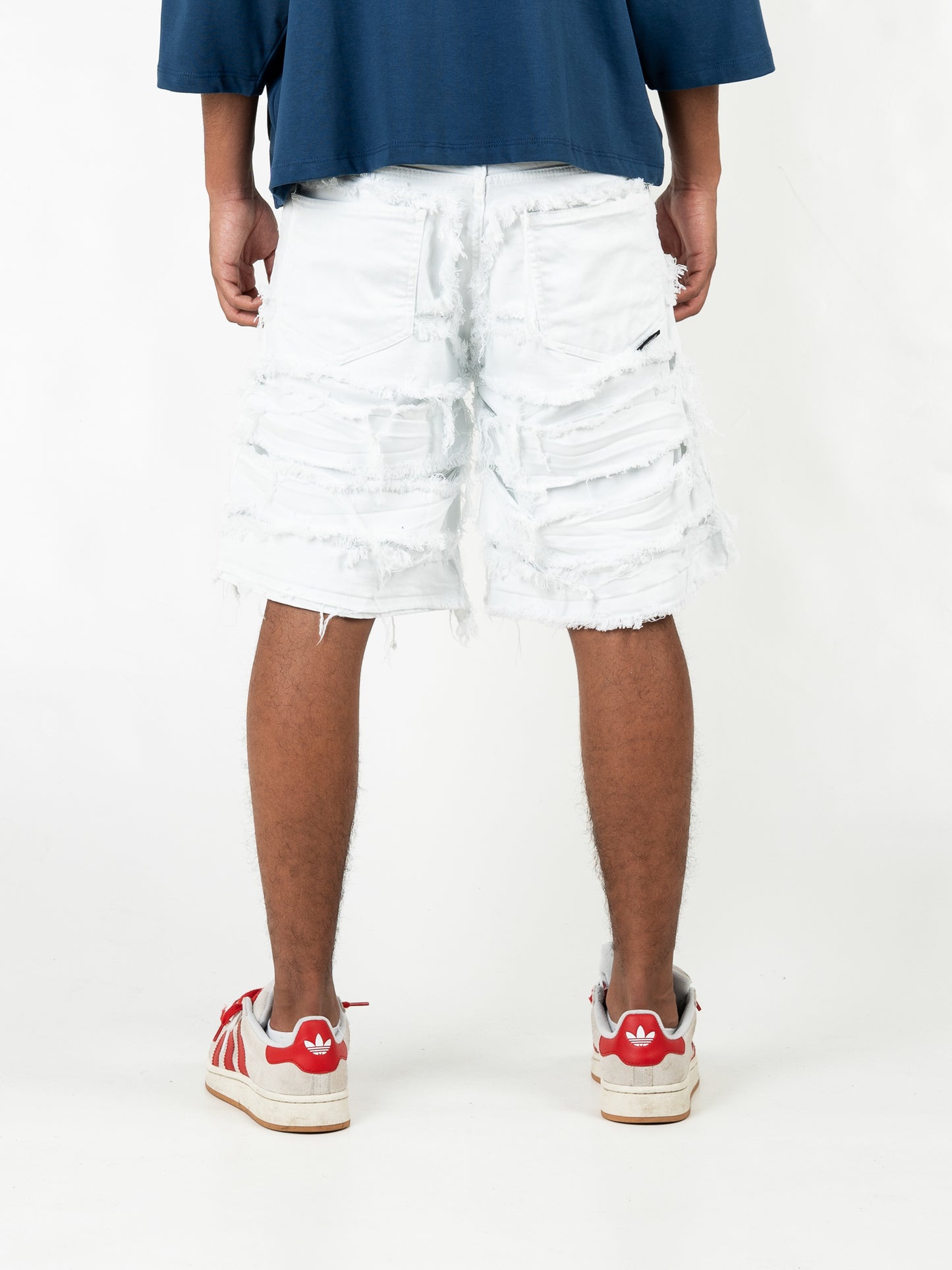 Bermuda Double Denim White