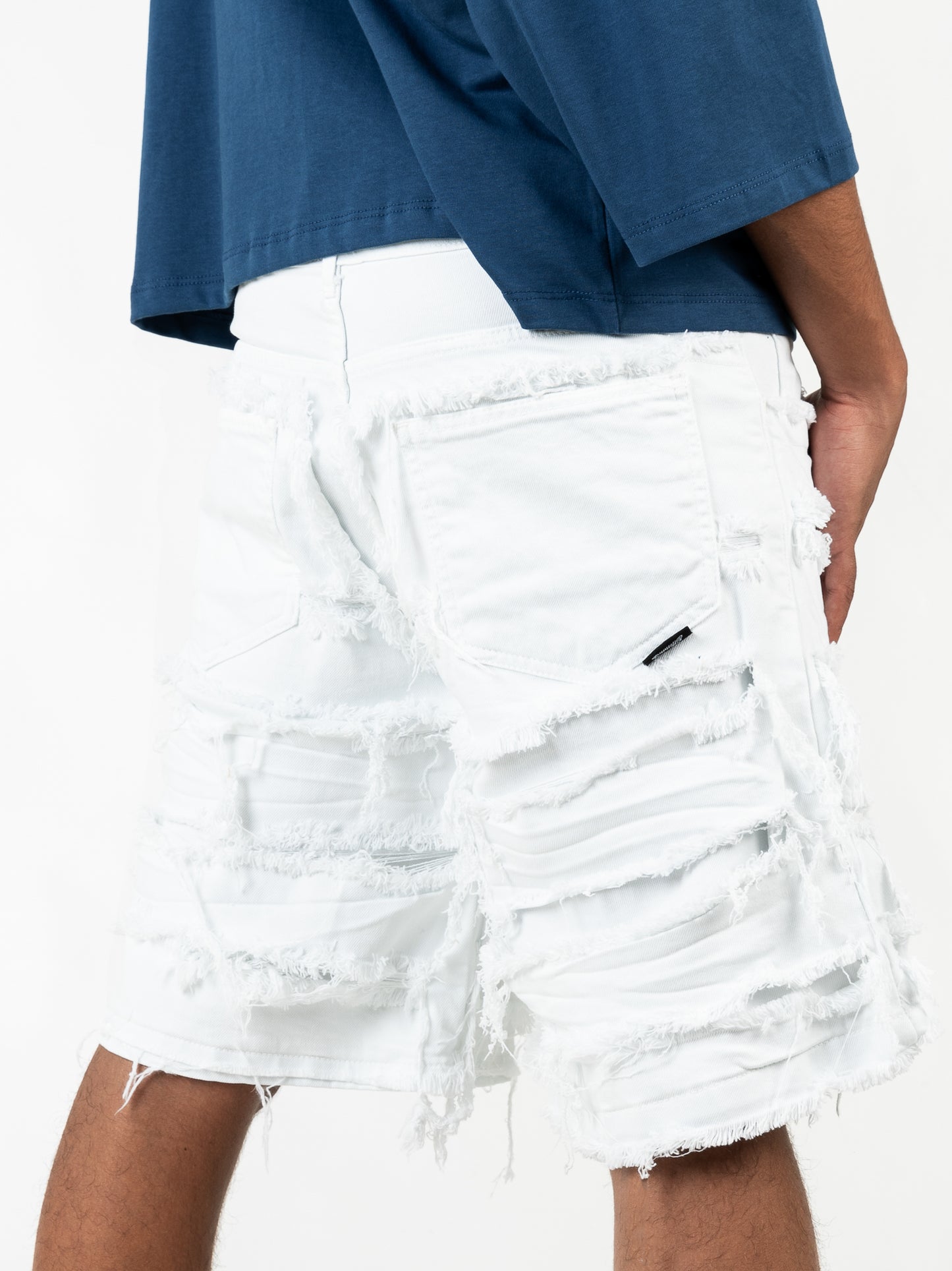 Bermuda Double Denim White