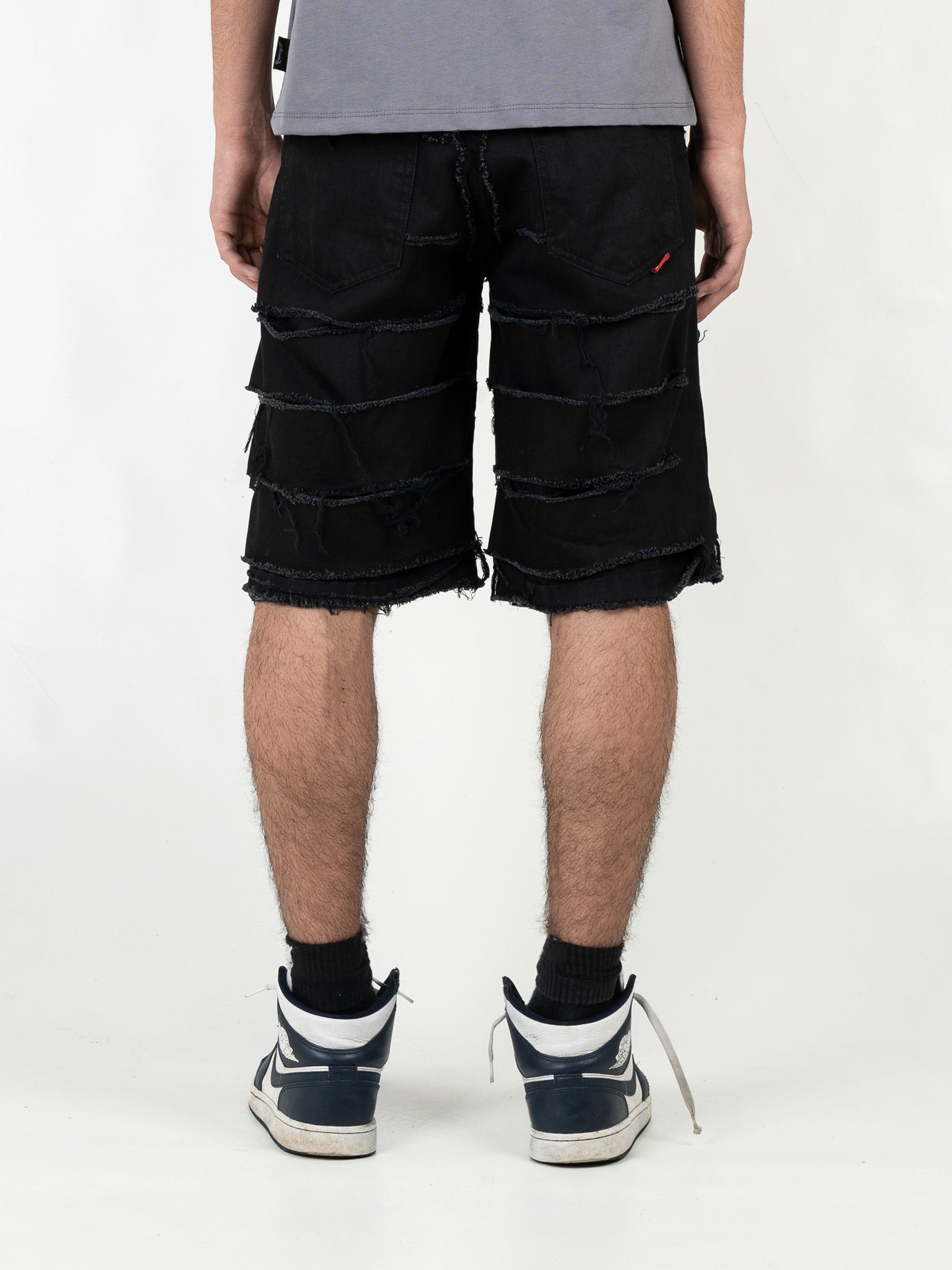 Bermuda Double Denim nero Effemme Exclusive Lab