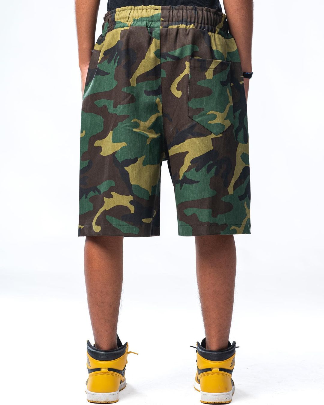 Bermuda military in cotone con coulisse Effemme Exclusive Lab