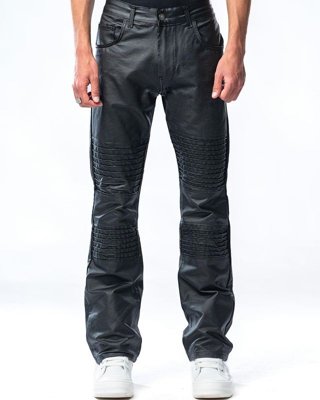 Black biker jeans Effemme Exclusive Lab