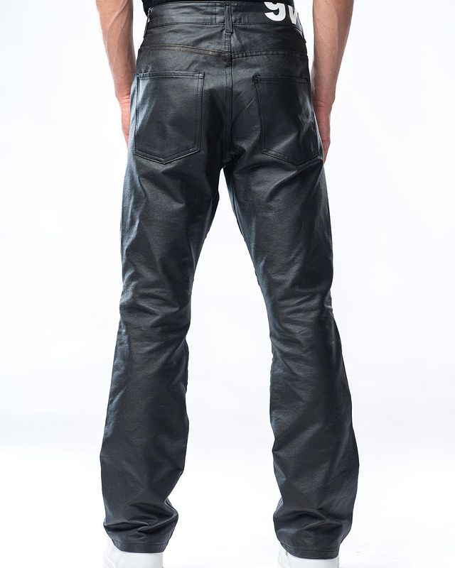 Black biker jeans Effemme Exclusive Lab