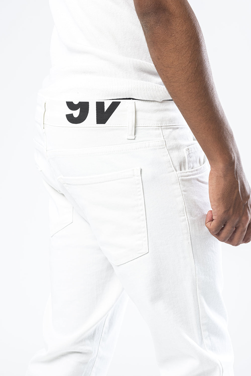 Vaquero regular fit blanco Effemme Exclusive Lab