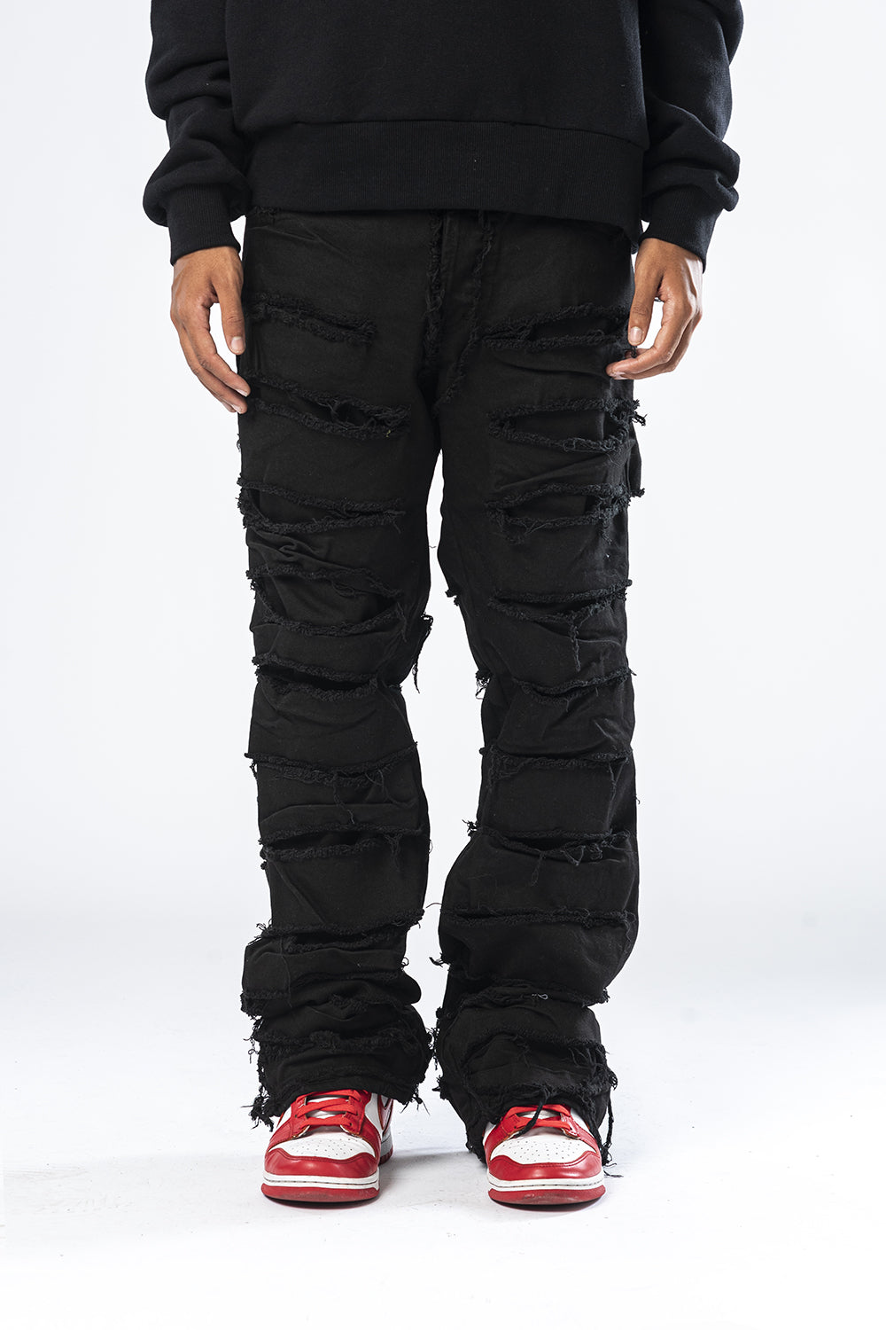 Jeans double denim nero Effemme Exclusive Lab