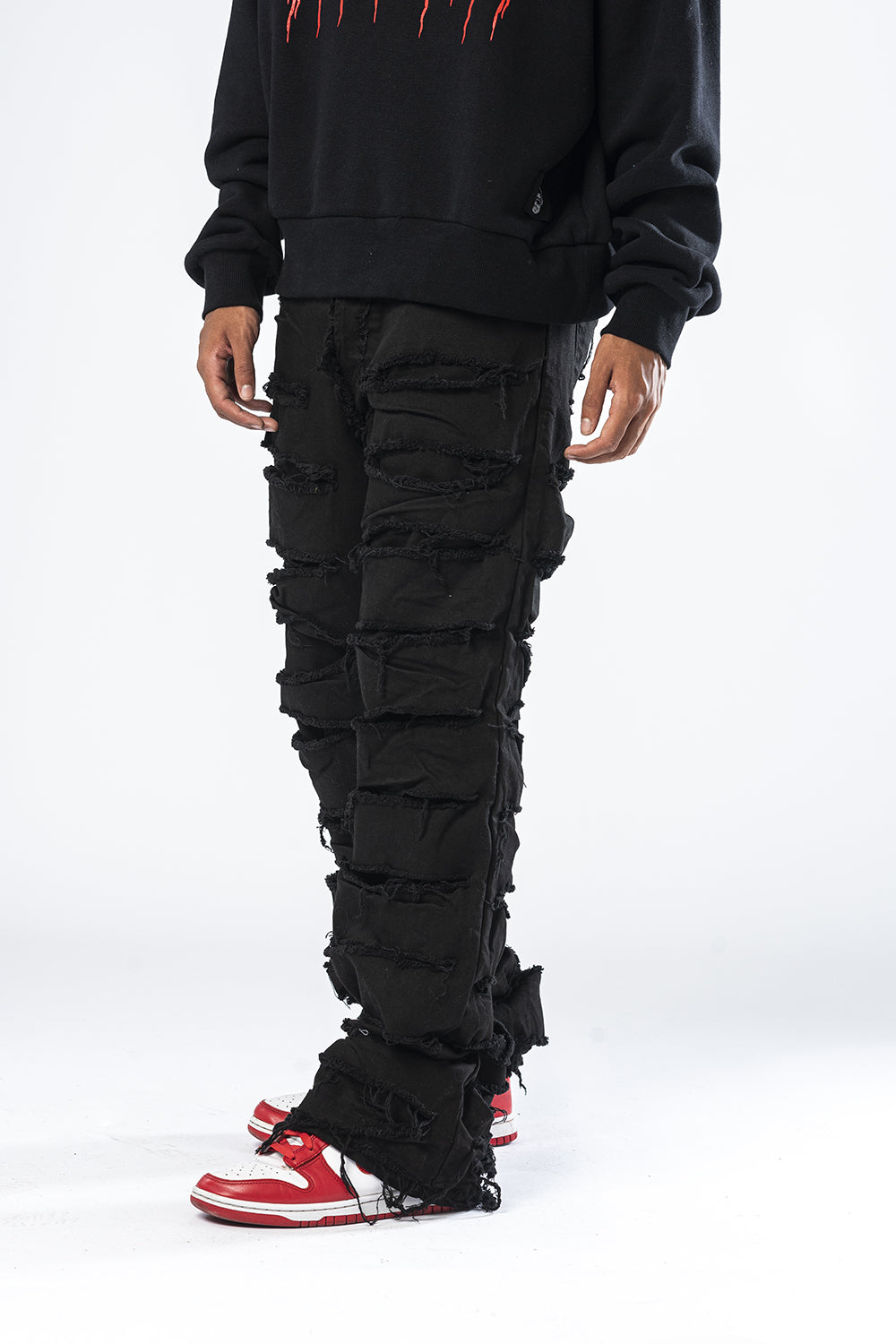 Jeans double denim nero Effemme Exclusive Lab