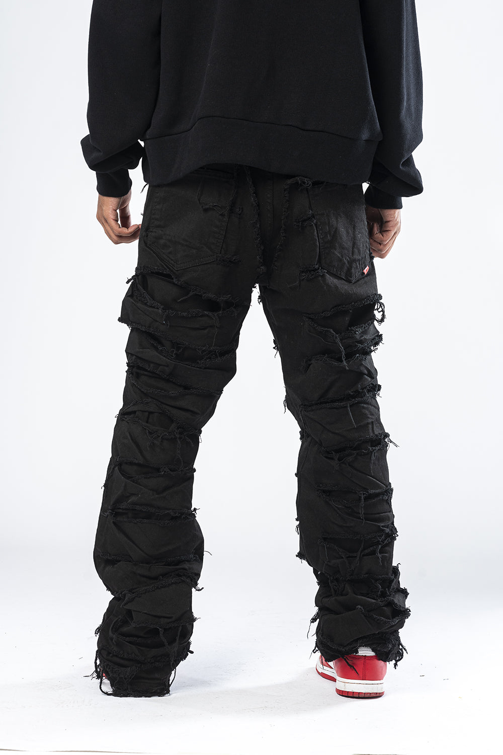 Jeans double denim nero Effemme Exclusive Lab