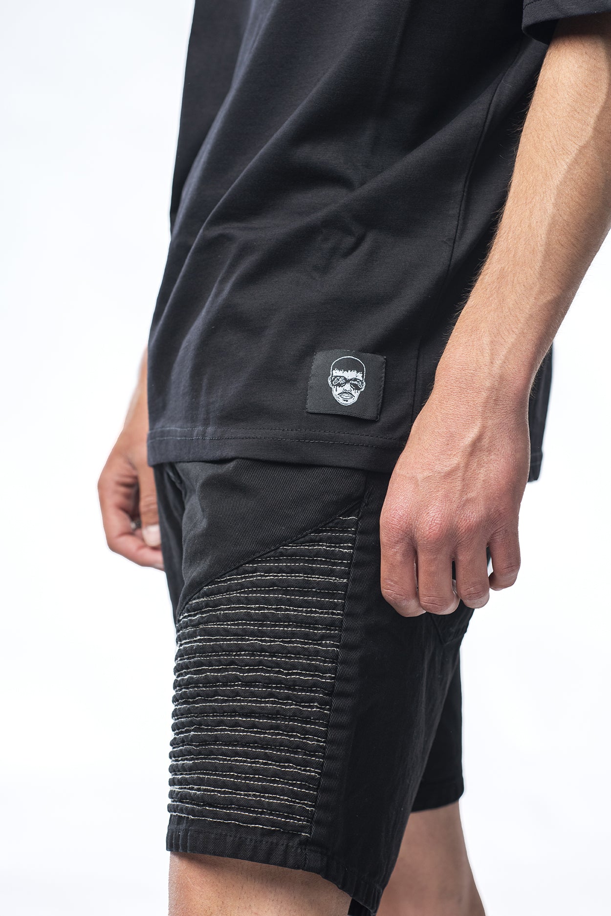 Black T-shirt with Los Naples print