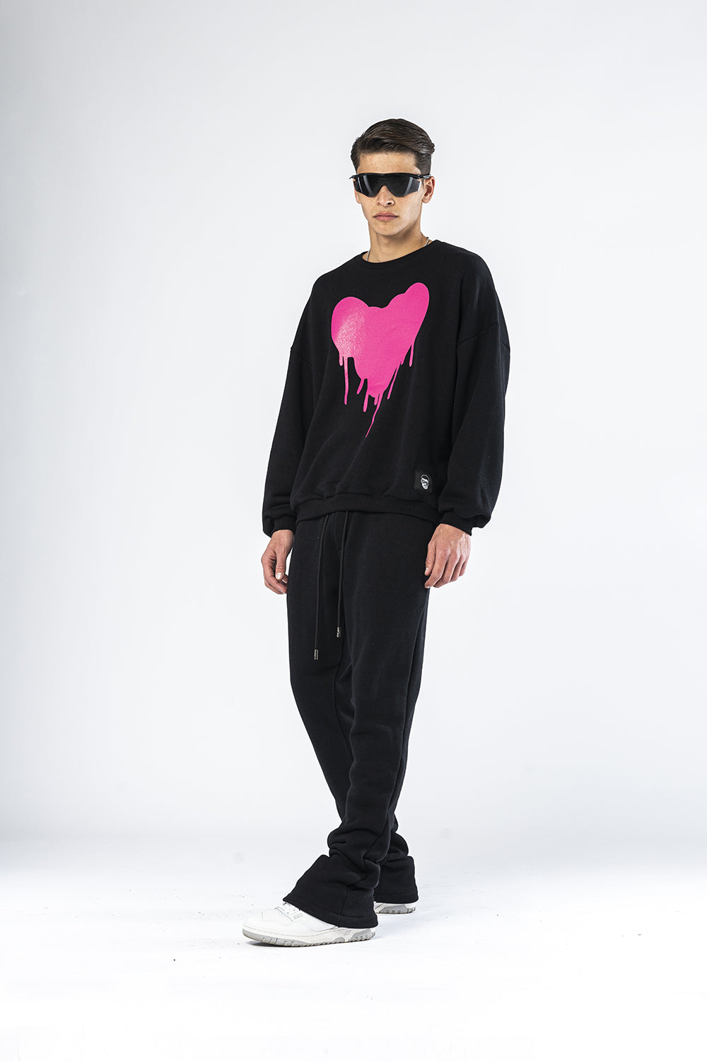 Black trousers with wide bottom Effemme Exclusive Lab