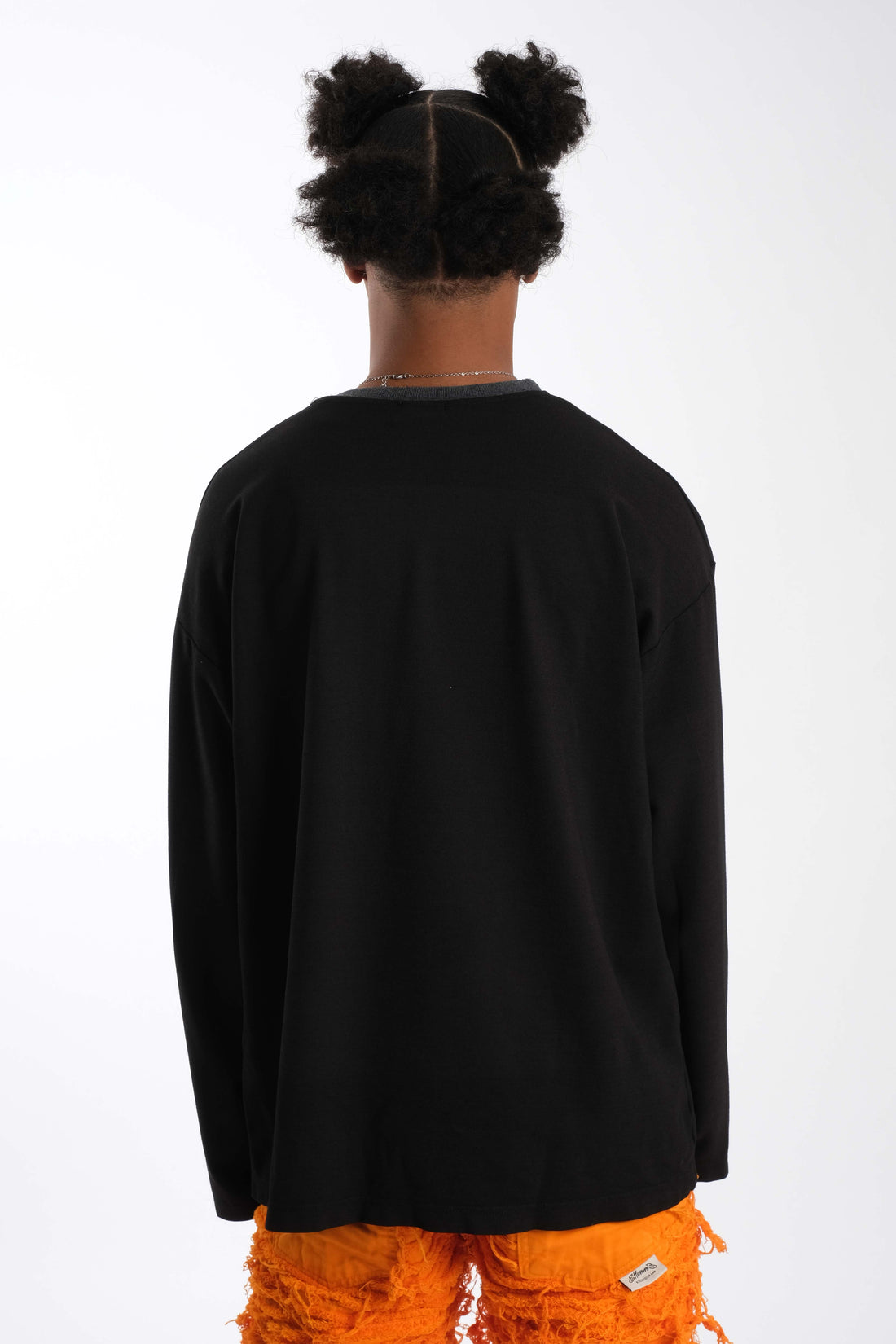 Long Sleeve Flame Black