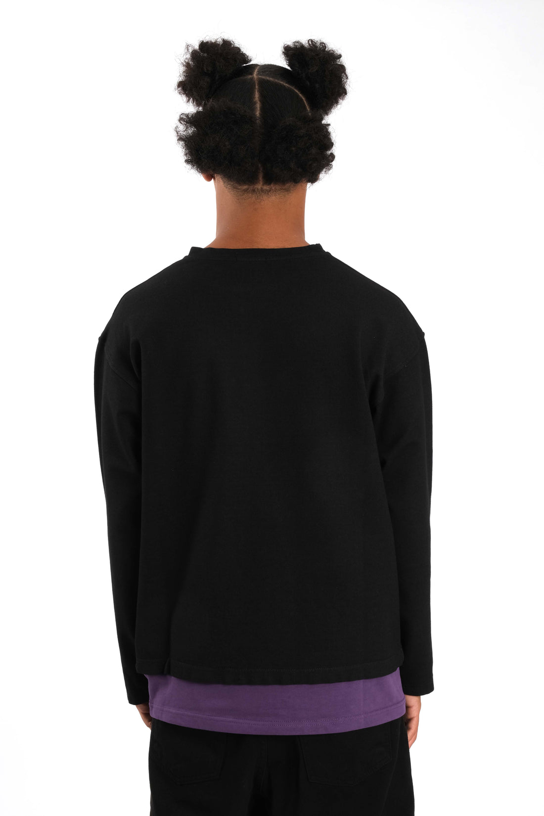 Long Sleeve Black Purple