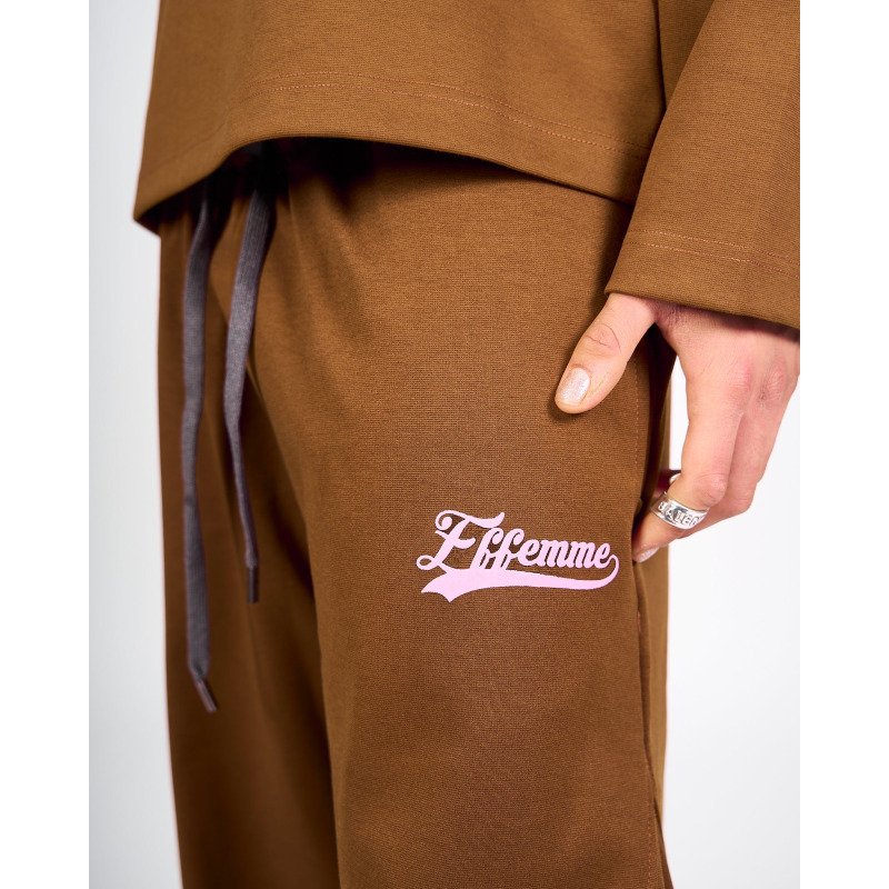 Pant Logo Brown