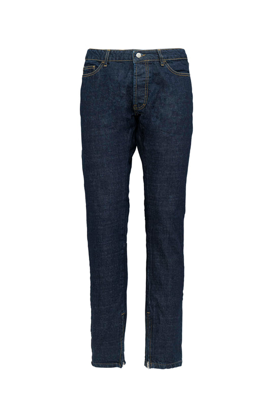 Denim Distruct Zip Blue