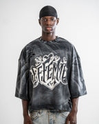 TEE REBEL HEART BLACK