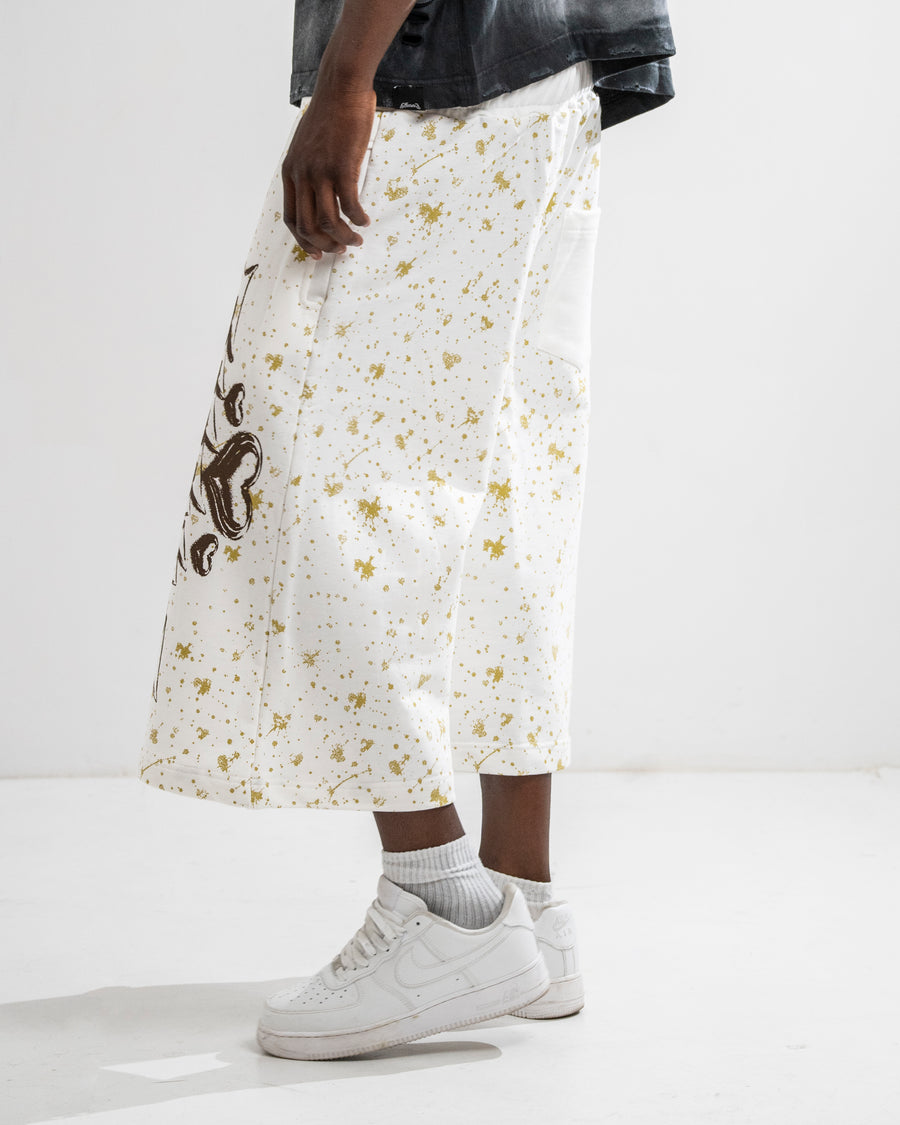 REBEL HEART SHORT WHITE