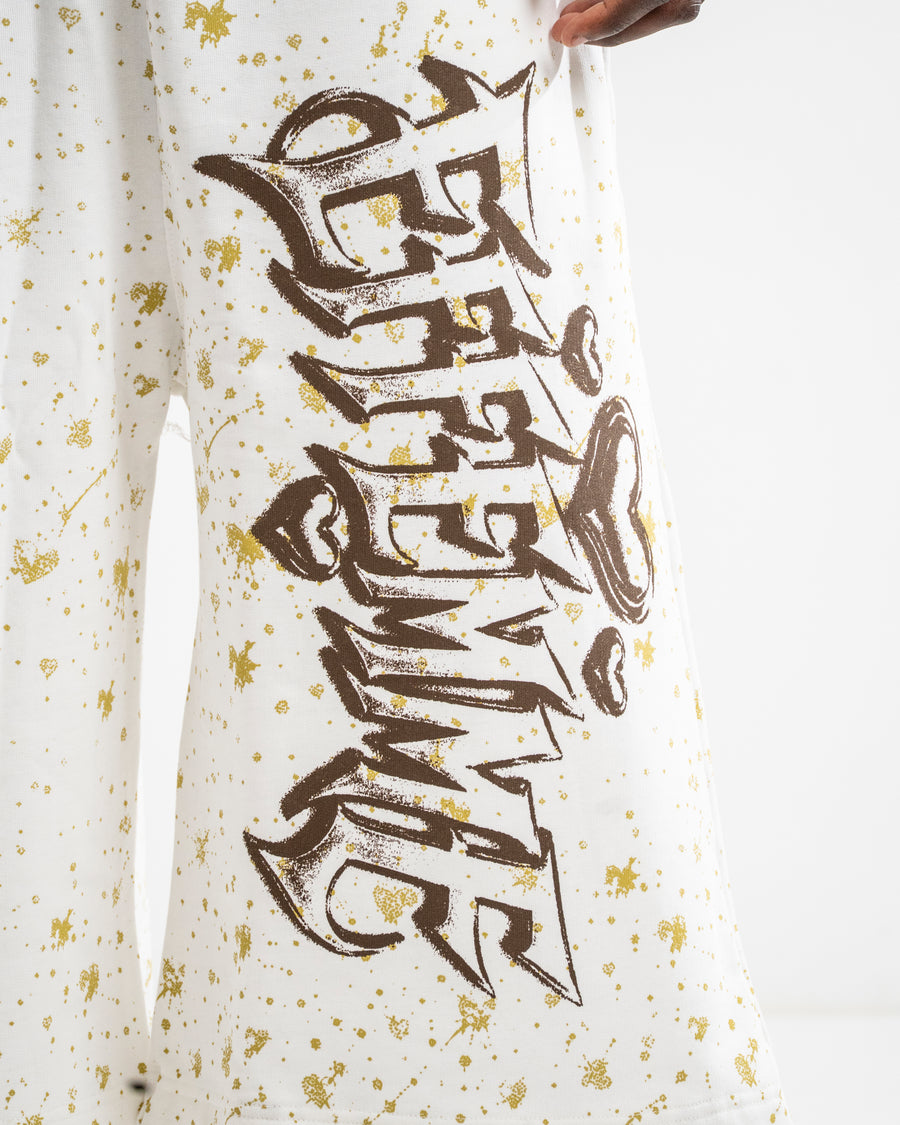 REBEL HEART SHORT WHITE