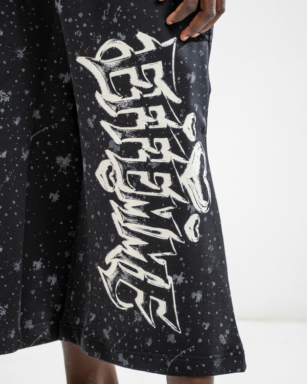 REBEL HEART SHORT BLACK