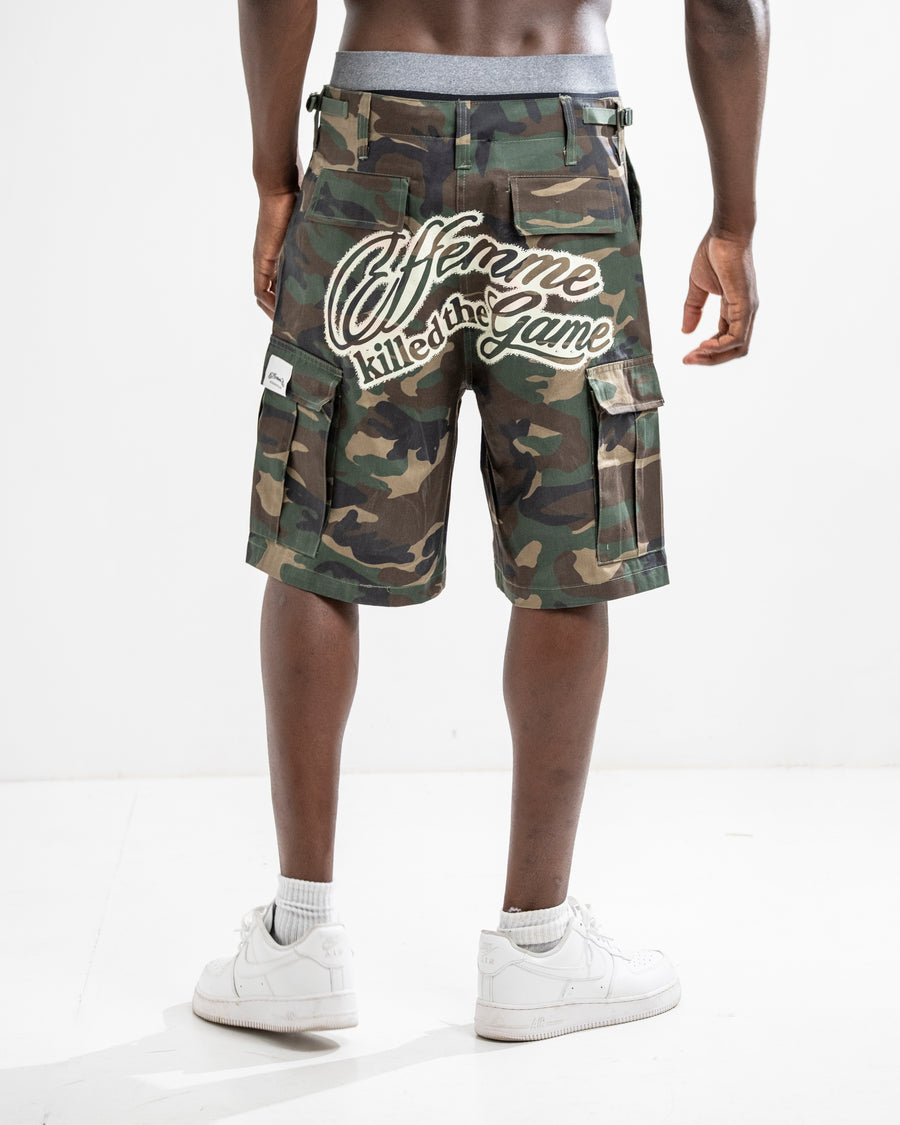 PEARLED CAMO SHORT
