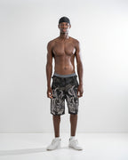 PEARLED DARK CAMO SHORT