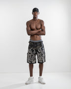 PEARLED DARK CAMO SHORT