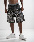 PEARLED DARK CAMO SHORT