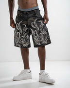 PEARLED DARK CAMO SHORT