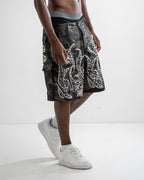 PEARLED DARK CAMO SHORT