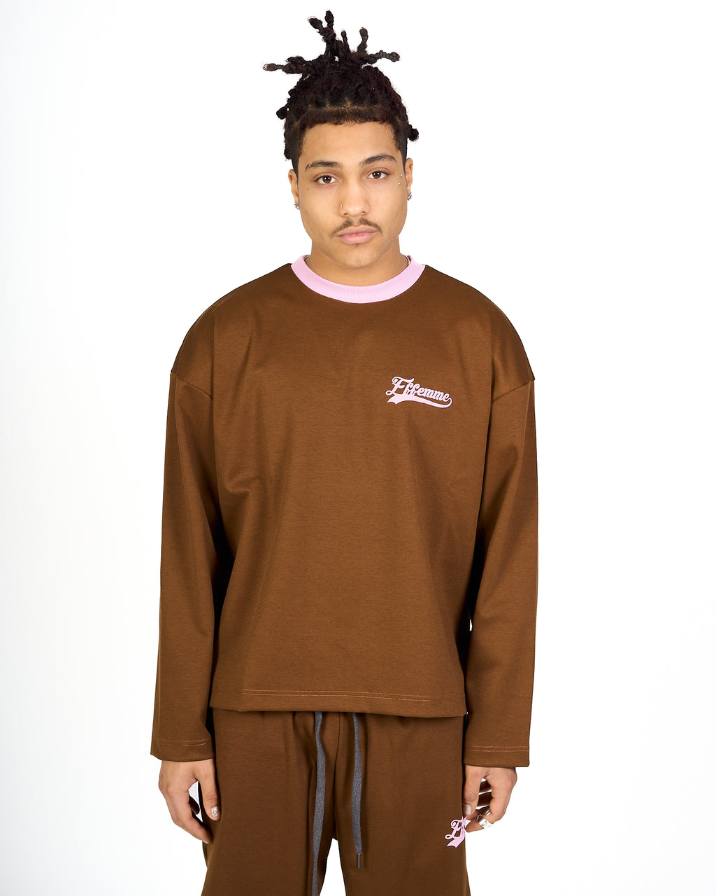 Crewneck Logo Brown