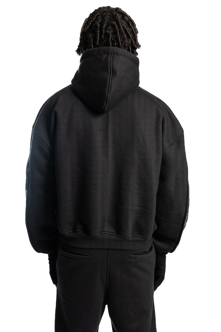 Hoodie Zipper Black