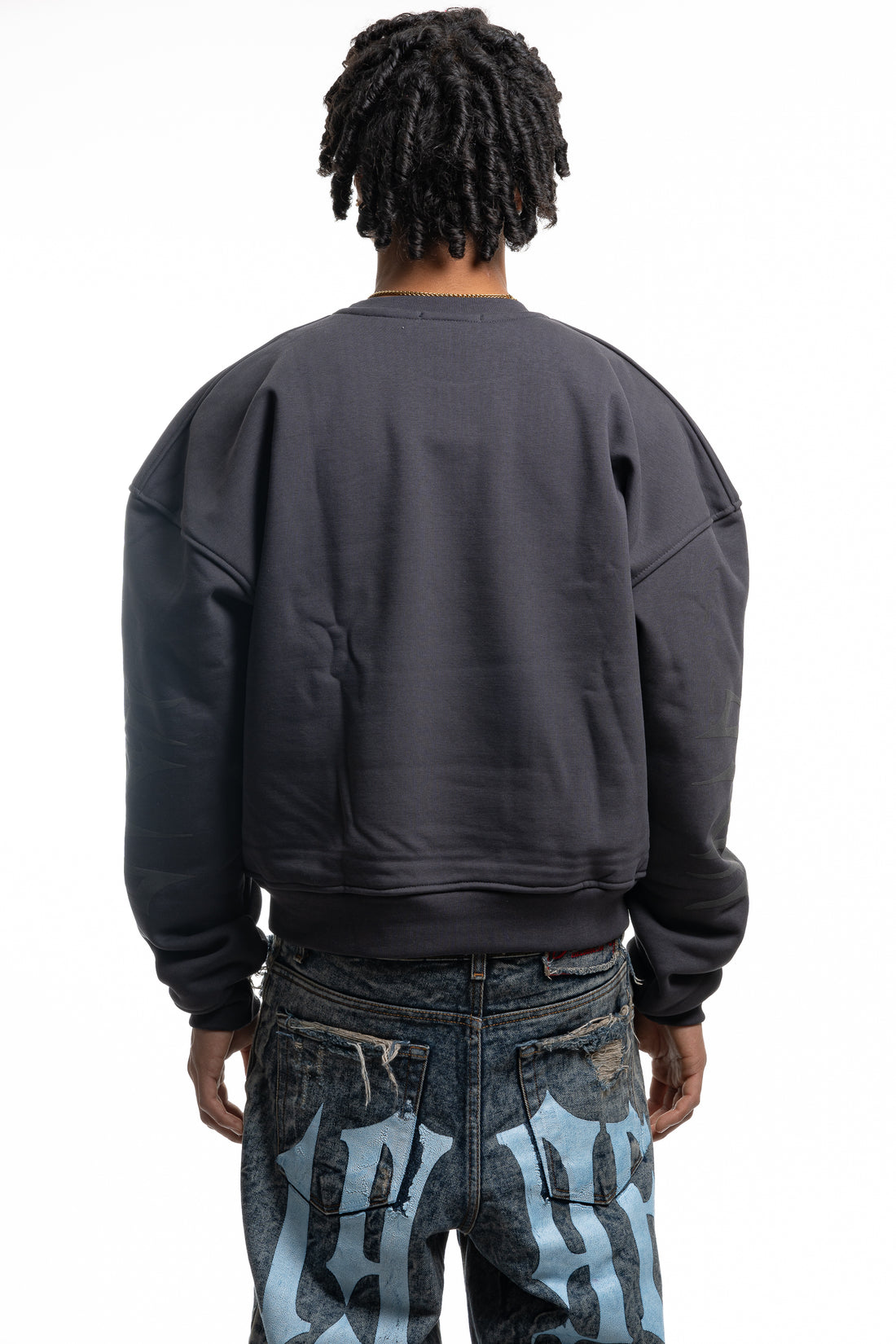 Crewneck Star Dark Grey