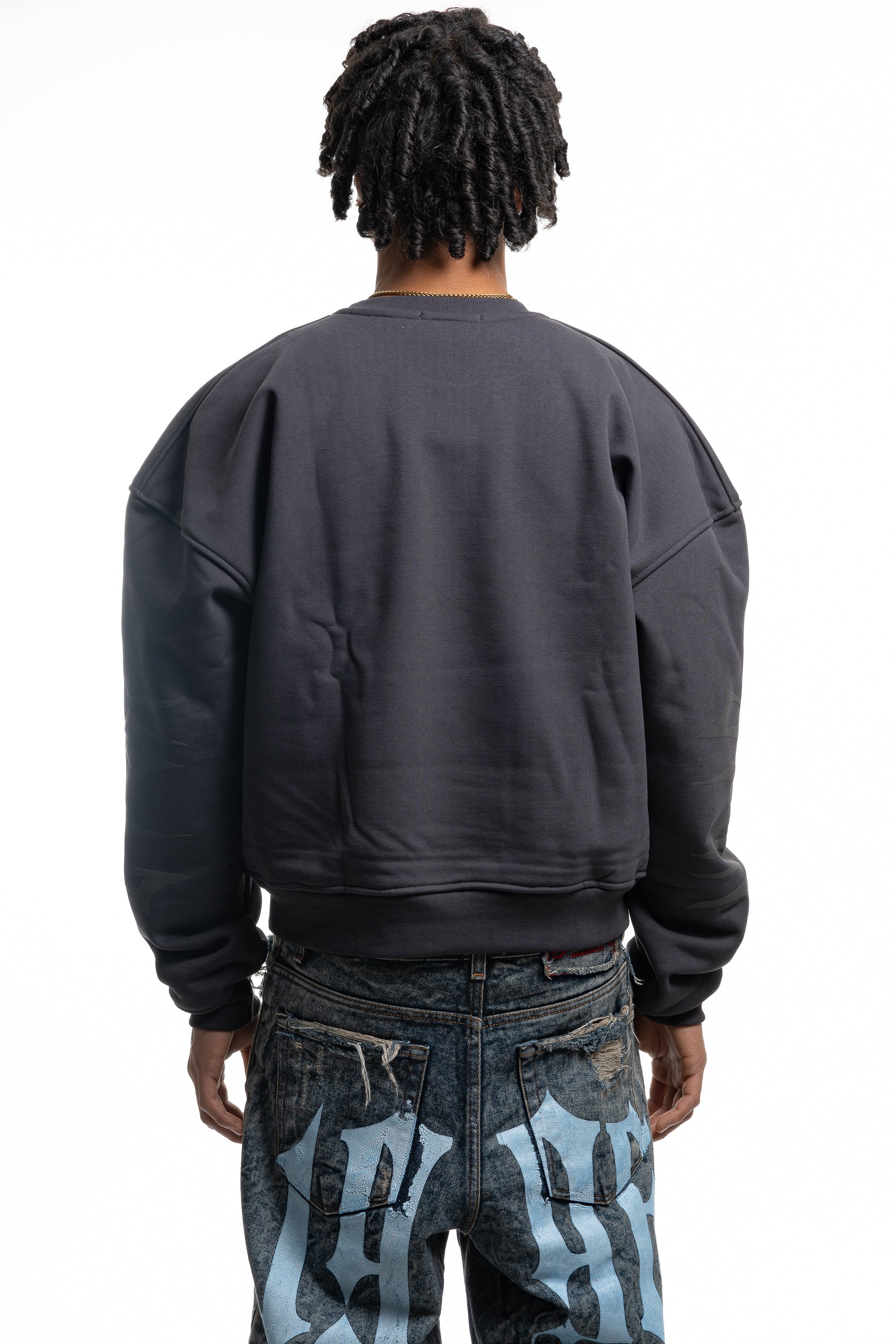 Crewneck Star Dark Grey