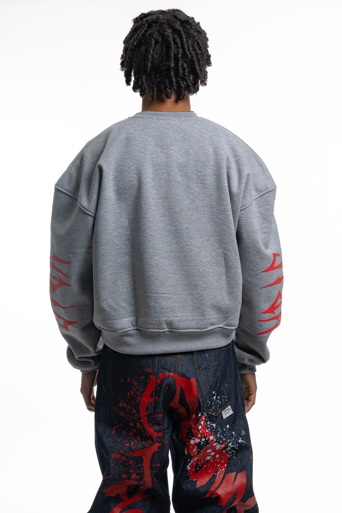 Crewneck Star Light Grey