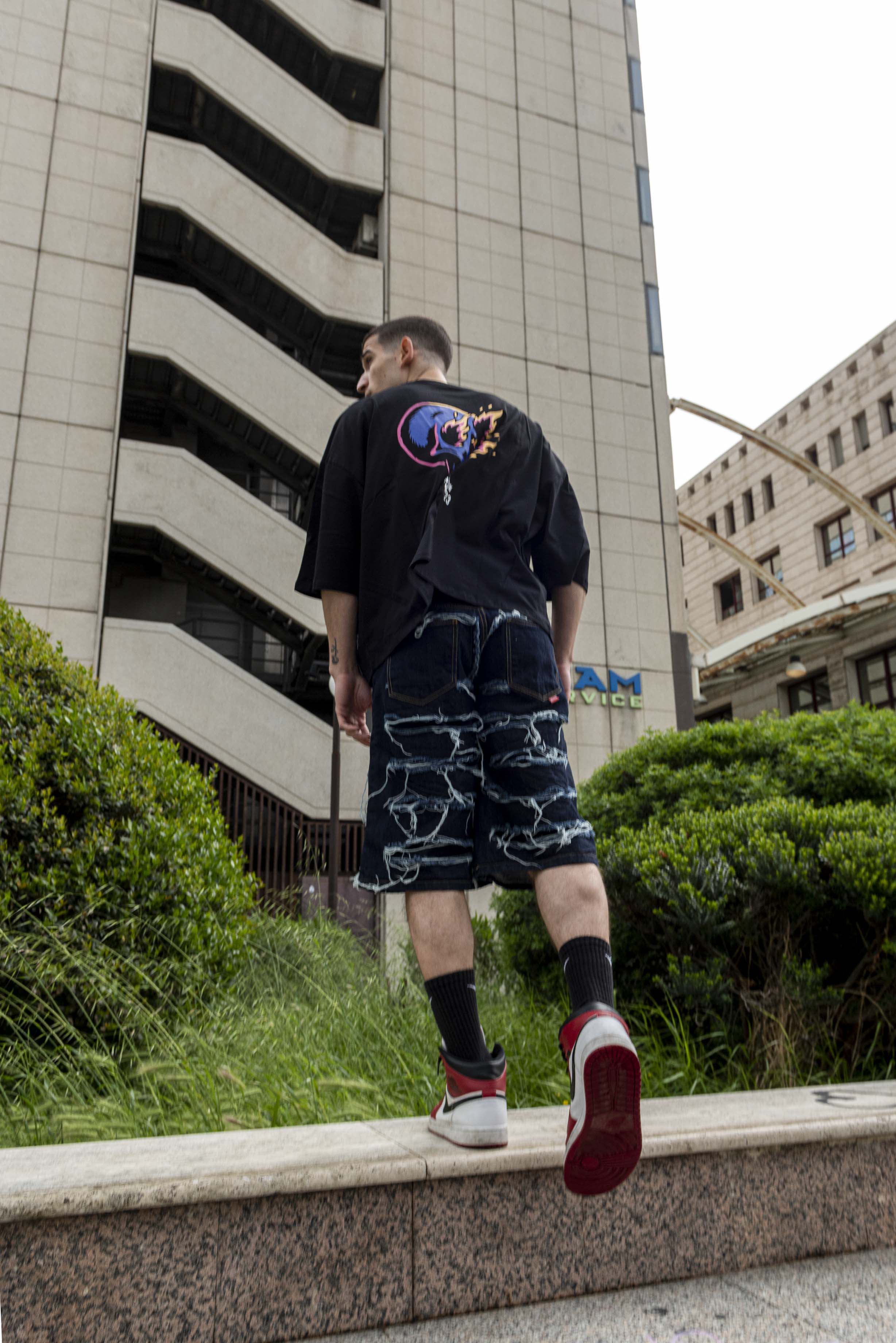 Bermuda Double Short Jeans Azul Effemme Exclusive Lab