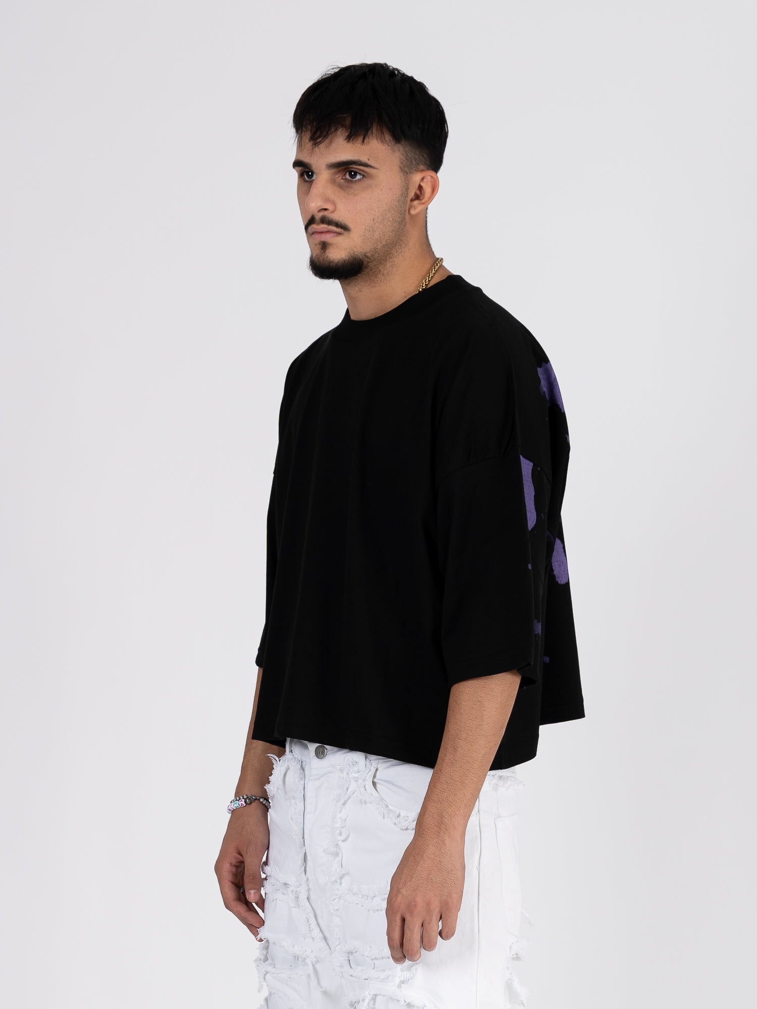 Camiseta Spray Logo Negro