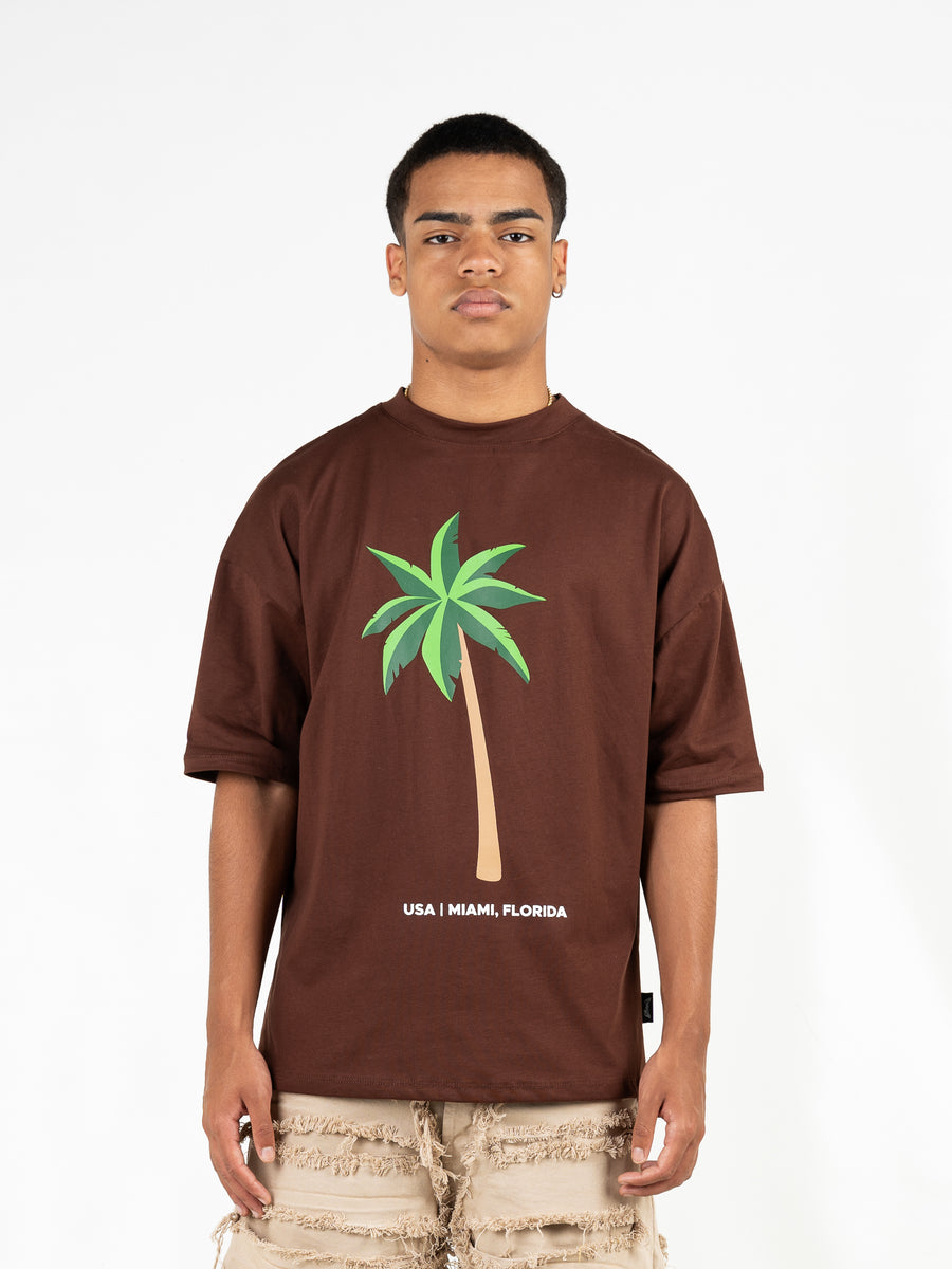 Camiseta Palma Marrón