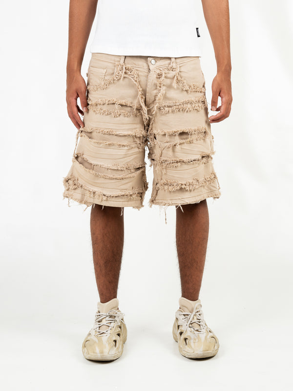 Bermuda Double Denim Cream Effemme Exclusive Lab