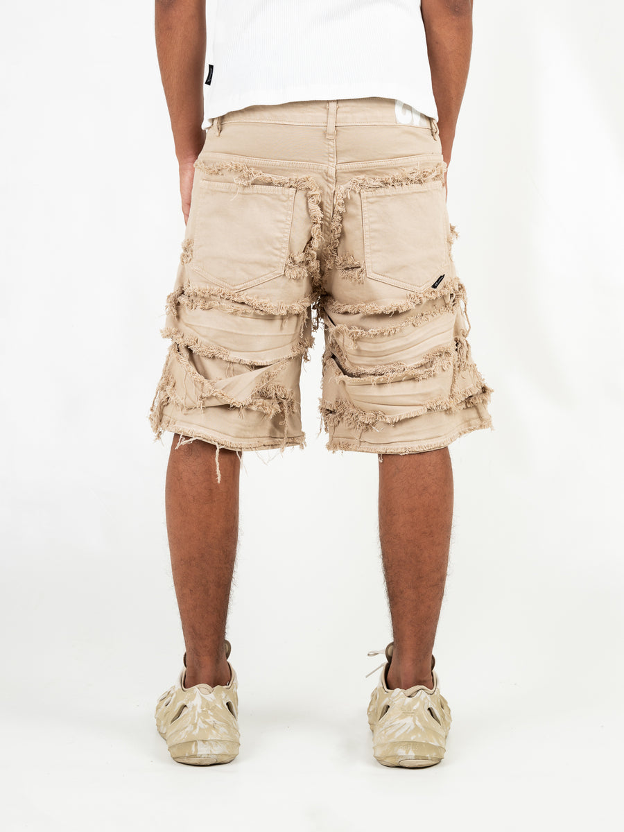 Bermuda Double Denim Cream Effemme Exclusive Lab