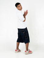 Bermuda carpenter blue denim