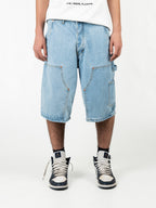 Bermuda carpenter light denim